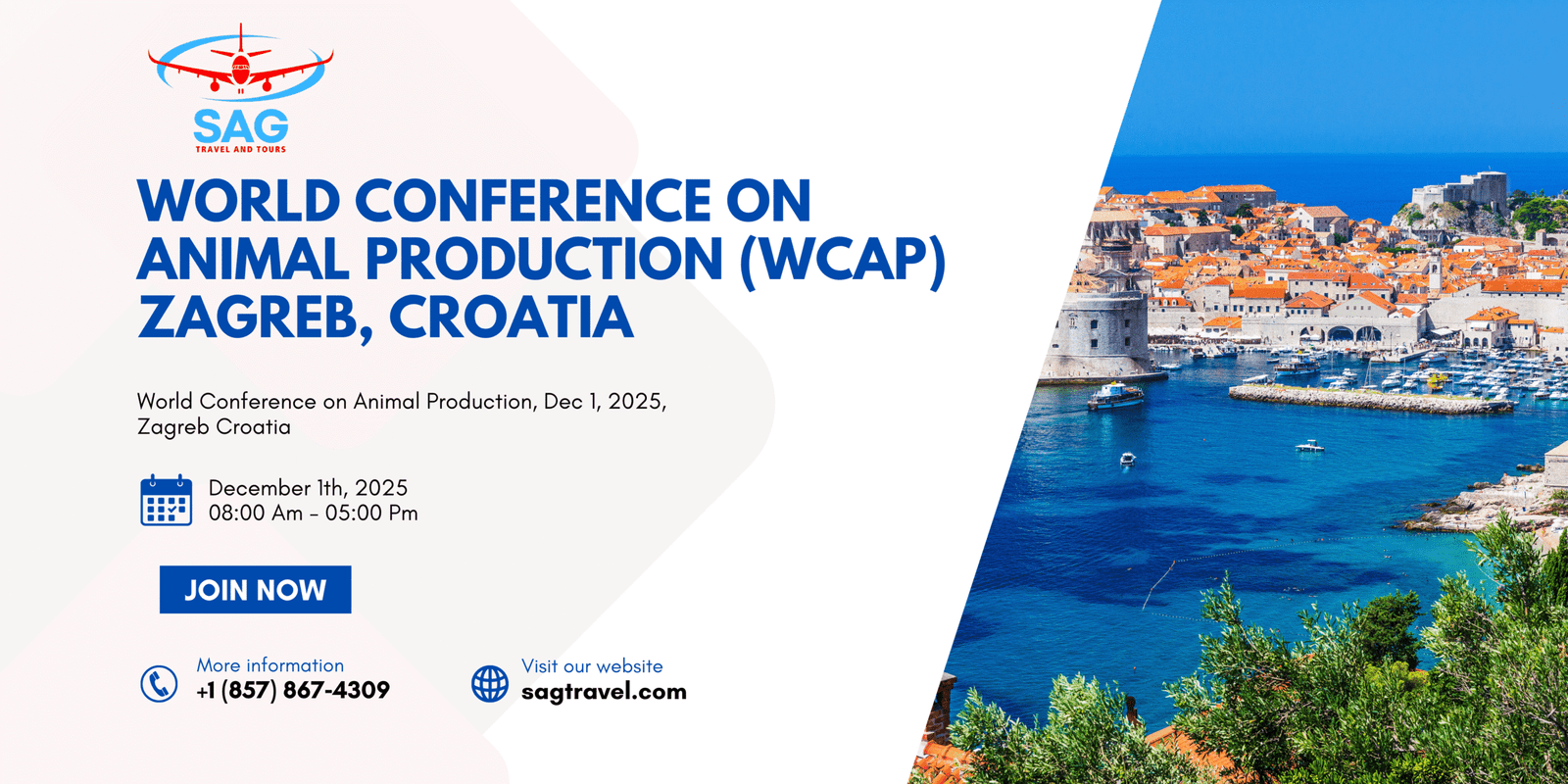 Navy and Orange Modern Business Conference 2023 Banner Landscape (1)